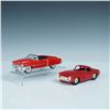 Image 1 : 2pc Die-Cast Model Cars, Red Cadillac & Mercedes-Benz