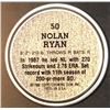 Image 2 : 1987 TOPPS COIN - NOLAN RYAN (HOF)