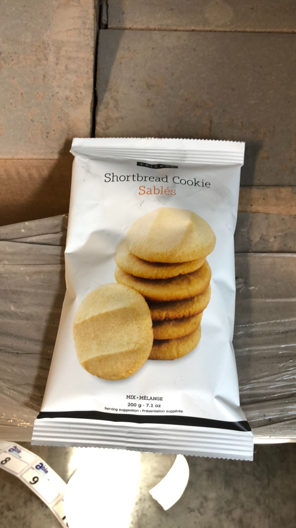 Shortbread Mix Package 1 BOX OF EPICURE SHORTBREAD COOKIE MIX 200G BAGS, 60 BAGS PER BOX ...
