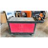 Image 2 : RUBBERMAID COMMERCIAL CART WITH STORAGE