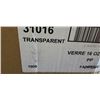 Image 2 : NEW CASE OF 1000 TRANSPARENT BEVERAGE CUPS, 16OZ