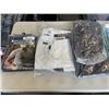 Image 2 : TARP, RAIN GEAR, WORK PANTS AND SHIRT