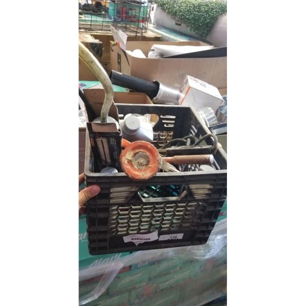 CRATE OF ASSORTED TOOLS