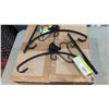 Image 2 : CASE OF 24 NEW BLACK METAL HANGING BASKET BRACKETS