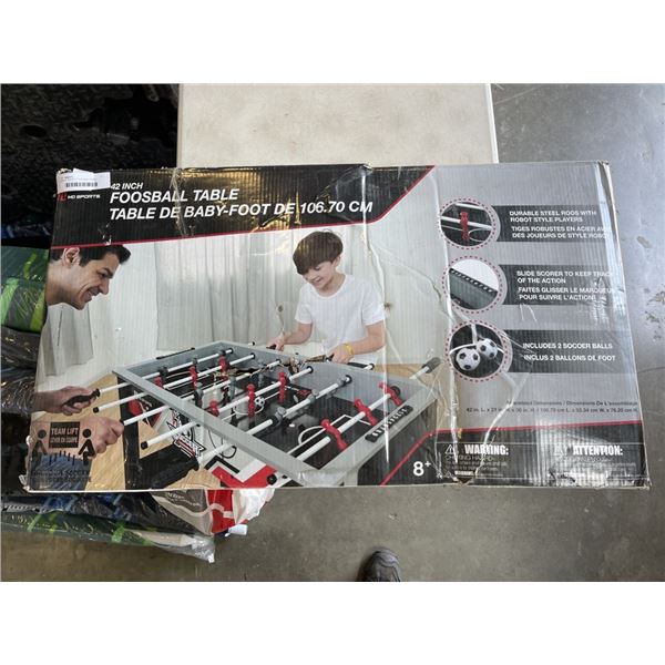 42 INCH TABLETOP FOOSBALL TABLE