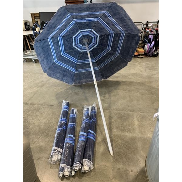 5 NEW BEACH UMBRELLAS