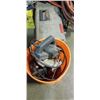 Image 1 : TOOLBOX AND BUCKET OF ASSORTED TOOLS