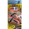 Image 2 : LOT OF 4 LARGE LOAD STRAPS WITH CORNER PROTECTORS