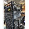 Image 2 : APPROX 20 PLUS BLACK CRATES