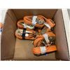 Image 2 : LOT OF 8 TIE DOWN RATCHET STRAPS