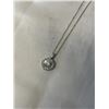Image 2 : STERLING SILVER CHAIN W/ PENDANT NECKLACE MARKED 925 ITALY IN BOX