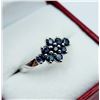 Image 2 : STERLING SILVER NATURAL BLUE SAPPHIRE (0.72CT) RING, SIZE 7.25, W/A $360.00. SAPPHIRE IS THE BIRTHST