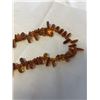 Image 2 : GENUINE BATIC HONEY AMBER BEADED NECKLACE, EXTRA LENGTH 27" LENGTH
