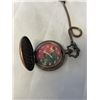 Image 2 : MAO ZEDONG POCKET WATCH W/ CHAIN, WORKING, MECHANICAL, WIND UP, MARKED 1893-1993