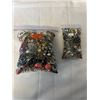 Image 2 : 2 BAGS OF MISC JEWELRY, BEADS AND PARTS
