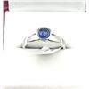 Image 2 : STERLING SILVER NATURAL TANZANITE (0.75CT) RING, SIZE 7, W/A $415.00. TANZANITE IS THE BIRTHSTONE FO