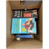 Image 3 : BOX OF ESTATE GOODS, TABLE LAMP, MATTRESS BAGS AND MORE