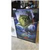 Image 2 : SIGNED JIM CARREY THE GRINCH POSTER AND OIL LANDSCAPE