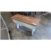 Image 2 : VINTAGE WOOD BENCH, 30 INCH LONG