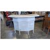 Image 1 : PATIO BAR UNIT, 59 INCH WIDE AND BARSTOOL