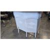 Image 2 : PATIO BAR UNIT, 59 INCH WIDE AND BARSTOOL