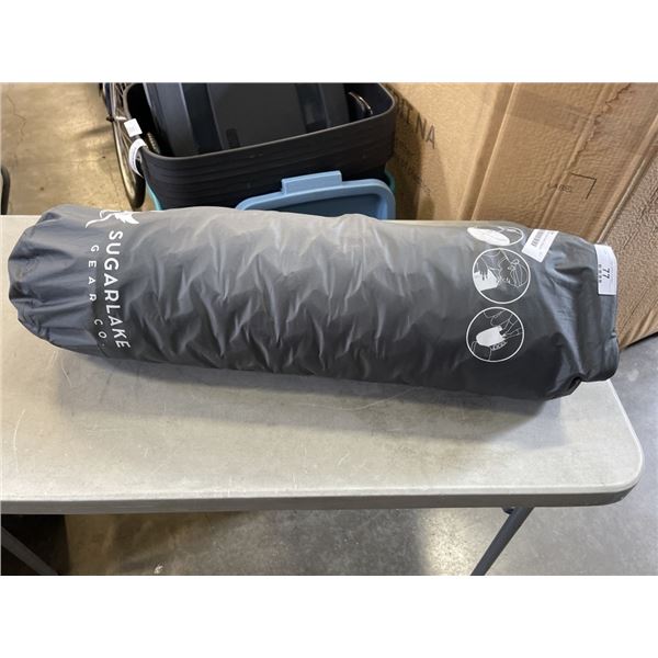 SUGAR LAKE GEAR COMPANY SELF-INFLATING SLEEPING MAT RETAIL $100