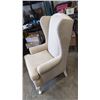 Image 2 : BEIGE WINGBACK CHAIR