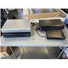 Image 1 : ASSORTED ELECTRONICS INCLUDING OUTDOOR SPEAKERS, DVD PLAYER AND MORE