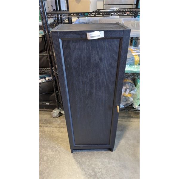 IKEA SINGLE DOOR CABINET, 42 INCH TALL  , 16 INCH WIDE X 12 INCH DEEP