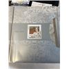 Image 8 : SHADOW BOX WITH JEWELRY AND PARTS, WITH COMPLETE "DIAMOND JUBILEE KEEPSAKE FOLDERS" STAMP COPLLECTIO