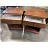 Image 2 : PAIR OF ONE DRAWER NIGHTSTANDS