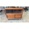 Image 1 : VINTAGE MCM WALNUT DISPLAY CABINET