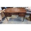 Image 1 : VINTAGE DESK WITH ORIGINAL BRASS HARDWARE