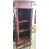 Image 2 : VINTAGE 6FT GLASS PANEL DOOR DISPLAY CABINET