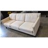 Image 2 : MODERN BEIGE 3 SEAT SOFA, CLEAN GOOD CONDITION