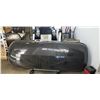 Image 1 : THULE  FOR MERCEDES BENZ ROOFTOP CARGO BOX WITH MERCEDES CARGO RAILS, MULTI FIT TYPE, ALL KEYTS INCL
