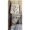 Image 2 : NEW SOAPSTONE SOAP DISHES x13 (FLOWER, BUTTERFLY, FROG) RETAIL $234