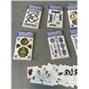 Image 2 : NEW TEMPORARY TATTOOS - PACKAGED SETS x46 AND VARIETY OF SINGLES, RETAIL $240