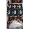 Image 2 : 10 BOXES OF NEW DOUBLE ZIPLOCK SMELL PROOF BAGS, 9 INCH X 7 INCH, 30 PER BOX