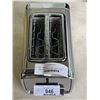 Image 2 : HAMILTON BEACH 2 SLICE MODERN CHROME TOASTER - TESTED WORKING