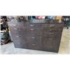 Image 1 : SOLID WOOD CUSTOM BUILT DRESSER WITH BUILT IN ORGANIZERS, 71 INCH LONG, 45 INCH TALL 20 INCH DEEP