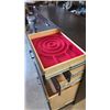 Image 3 : SOLID WOOD CUSTOM BUILT DRESSER WITH BUILT IN ORGANIZERS, 71 INCH LONG, 45 INCH TALL 20 INCH DEEP