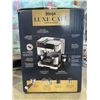 Image 2 : NINA LUXE CAFE PREMIER SERIES 3IN1 ESPRESSO MACHINE WITH GRINDER - TESTED WORKING, RETAIL $699