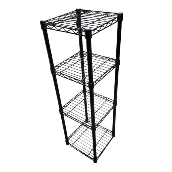 NEW 4 TIER METAL SHELF 15 INCH BY 15 INCH BY 45 INCH