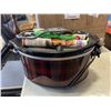 Image 2 : BOX OF KITCHEN SUPPLIES, CROCK POT, CUTLERY, RICE COOKER AND MORE