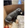 Image 2 : VINTAGE DOG STUFFED ANIMALS, DOG DOOR STOP ETC