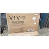 Image 2 : VIVO DARK WALNUT 71 X 71 CURVED CORNER ELECTRIC SIT TO STAND WORKSTATION WITH BLACK MULTI MOTOR ELEC