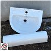 BIANCO 53CM X 20CM X 48CM PEDESTAL SINK W/