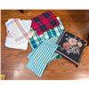 LOT OF ASSORTED TABLE CLOTHS & CLOTH NAPKINS