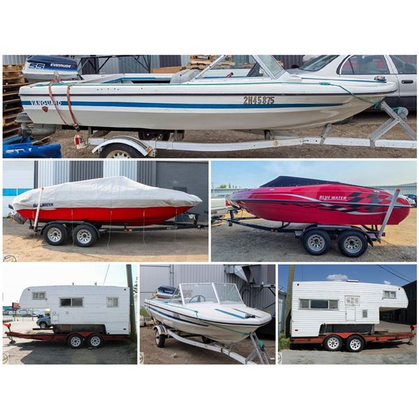 FEATURED BOATS, QUADS AND TRAILERS